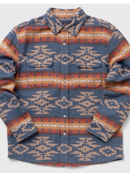 Pendleton Other - Pendleton Blue and Tan Aztec Patterned Beach Shack top